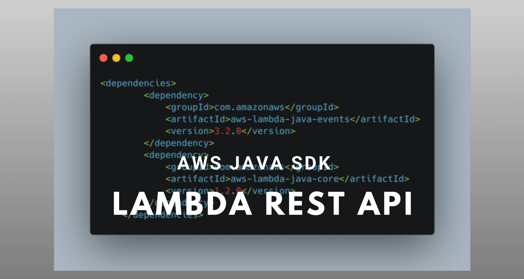 REST API using AWS Java SDK